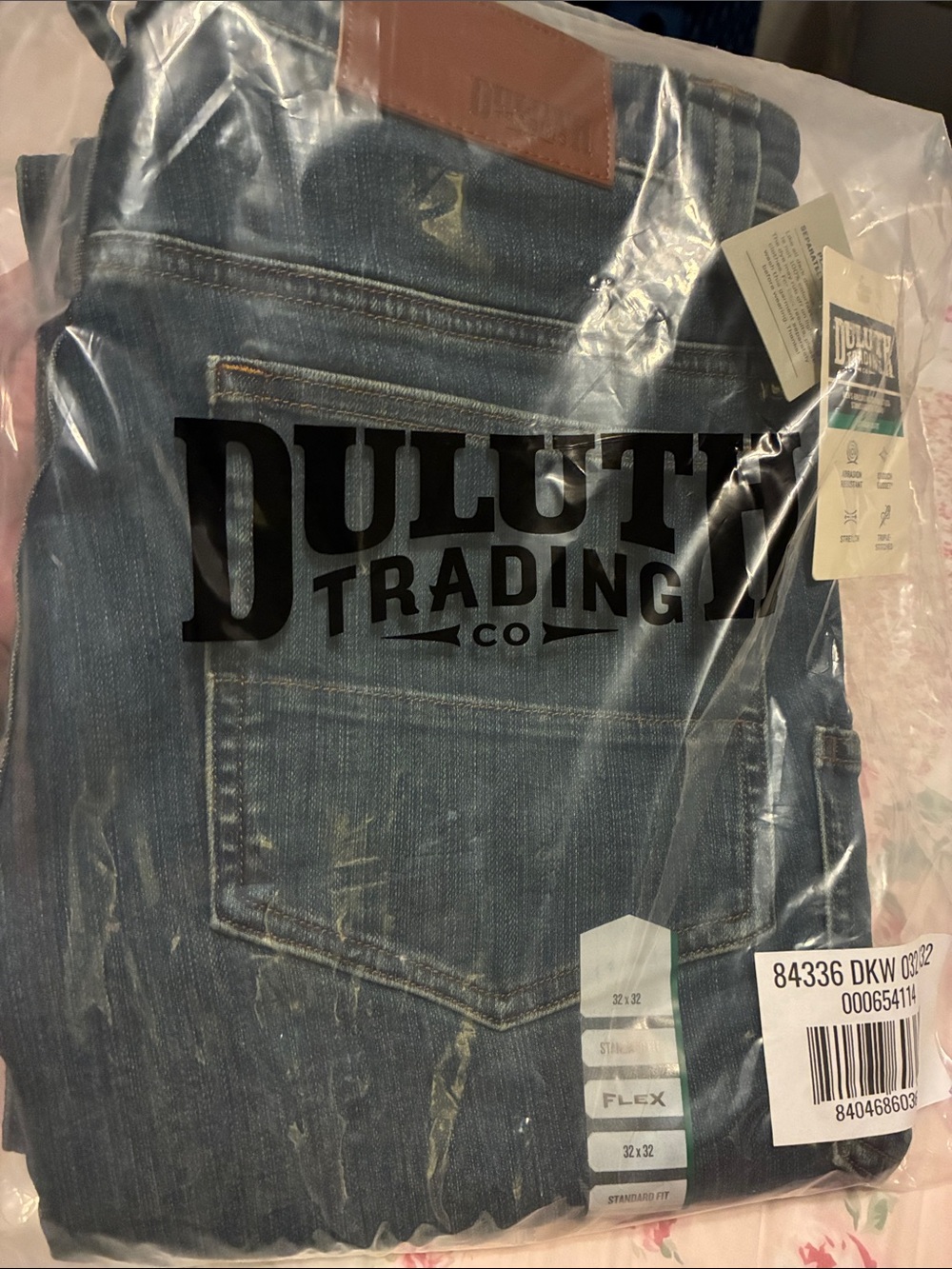Duluth Trading Co Men’s Indigo Jeans-Brand New-32x32